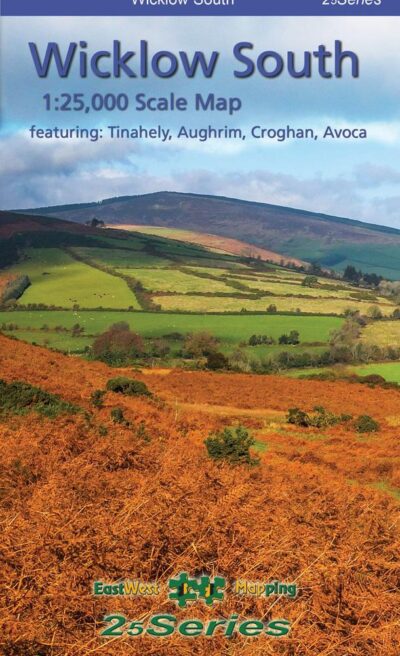 The cover of the 25 Series Wicklow South 1:25,000 Scale Map published by EastWest Mapping.