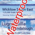 Set of Three 1:25,000 South Wicklow Maps Encapsulated