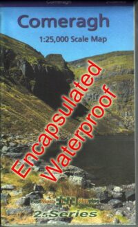 An encapsulated Comeragh 1:25,000 Scale Map from the 25 Series published by EastWest Mapping.