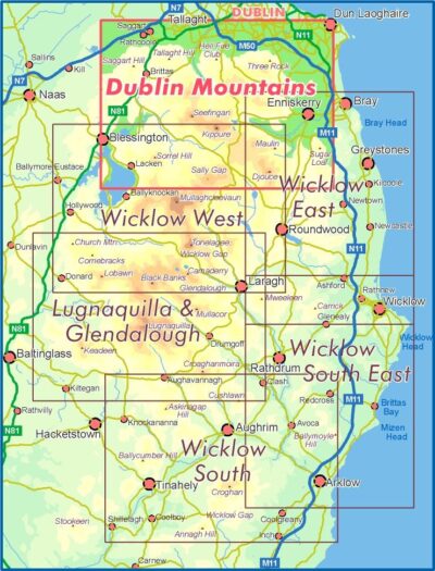 Dublin Mountains Location