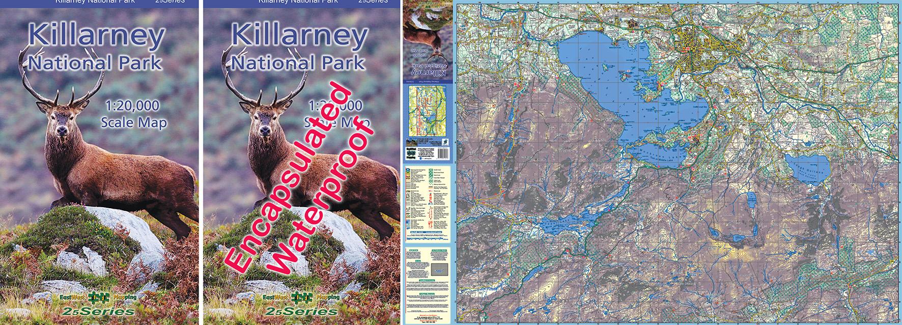 Killarney National Park Flat Map Set