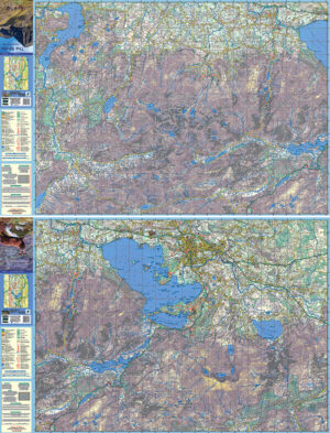The Reeks & Killarney National Park Flat Map Set