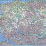 Mweelrea & The Reek Map to Print