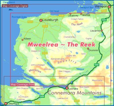 Mweelrea & The Reek Location