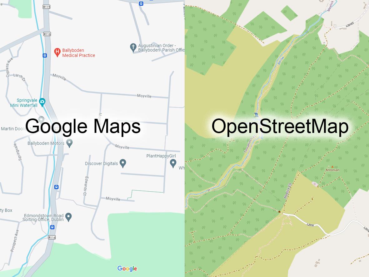 You are currently viewing Future of Irish Mapping ~ Google & OpenStreetMap