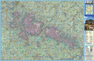 Blackstairs & Mount Leinster Flat Map